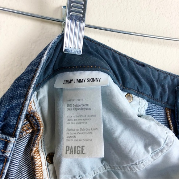 [Paige] Jimmy Jimmy  Destroyed Skinny Jean - 30 - Picture 6 of 7